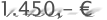 1.450,- �
